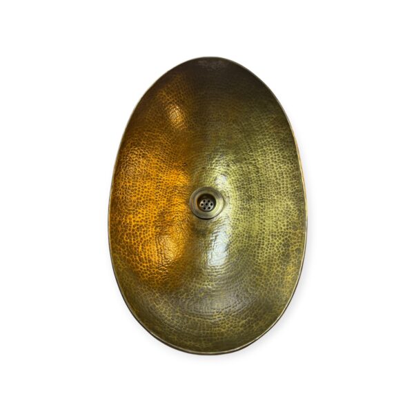 Moroccan handcrafted copper wash basin