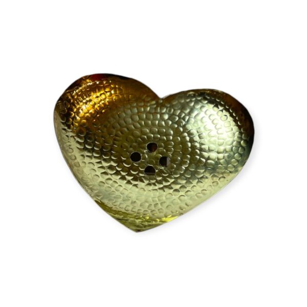 Solid Brass Soap, Handcrafted Soap Dish shape heart