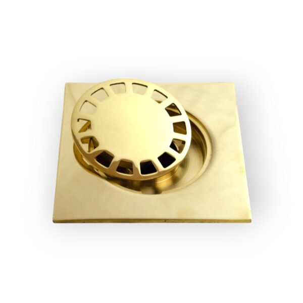 Solid Brass Floor Drain, Square Brass Shower Drain