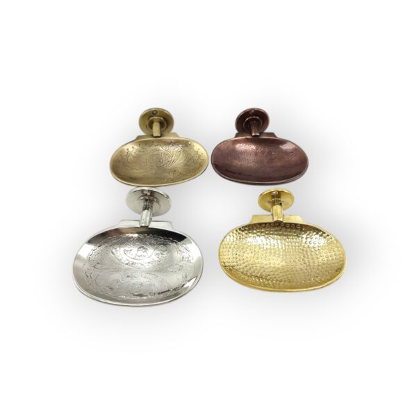 Solid Brass Soap Holder, Handcrafted Wall Soap Dish