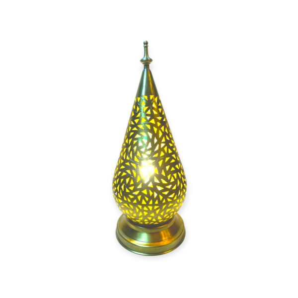 Handmade Moroccan copper table lantern